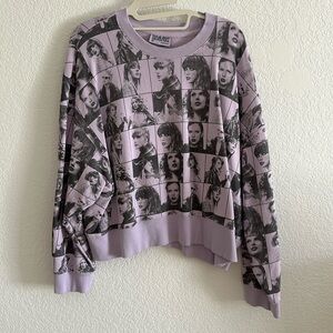 Taylor swift Cropped pullover lavender